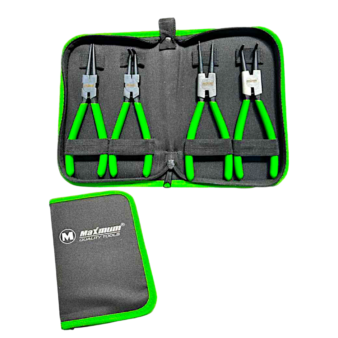 Набор съемников стопорных колец 175 мм в чехле, «Maximum»