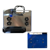 Инструмент для резки фаски плитки под углом 45 градусов, 100 мм, подставка для УШМ,нержавейка.