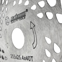 Диск для триммера 40T 255x25,4 мм, &quot;MAXIMUM&quot; MX 14282 (А-212-55) оптом