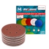 Шлифовальный круг на липучке 225 мм P 80, с отверстиями, "MAXIMUM" МХ 16309 (кратно 100 шт) 