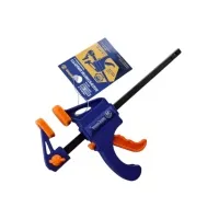 Струбцина автоматическая 100×35 мм, 4", F-образная, с фиксатором и кнопкой сброса, "MAXIMUM" MX18068