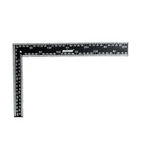 Угольник плотницкий 300 мм, 12", алюминиевый черный, метрический, "MAXIMUM" (Максимум) MX 46672