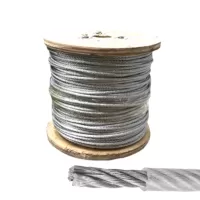 Трос стальной в оплетке ПВХ  5 мм 150 м, "MAXIMUM"