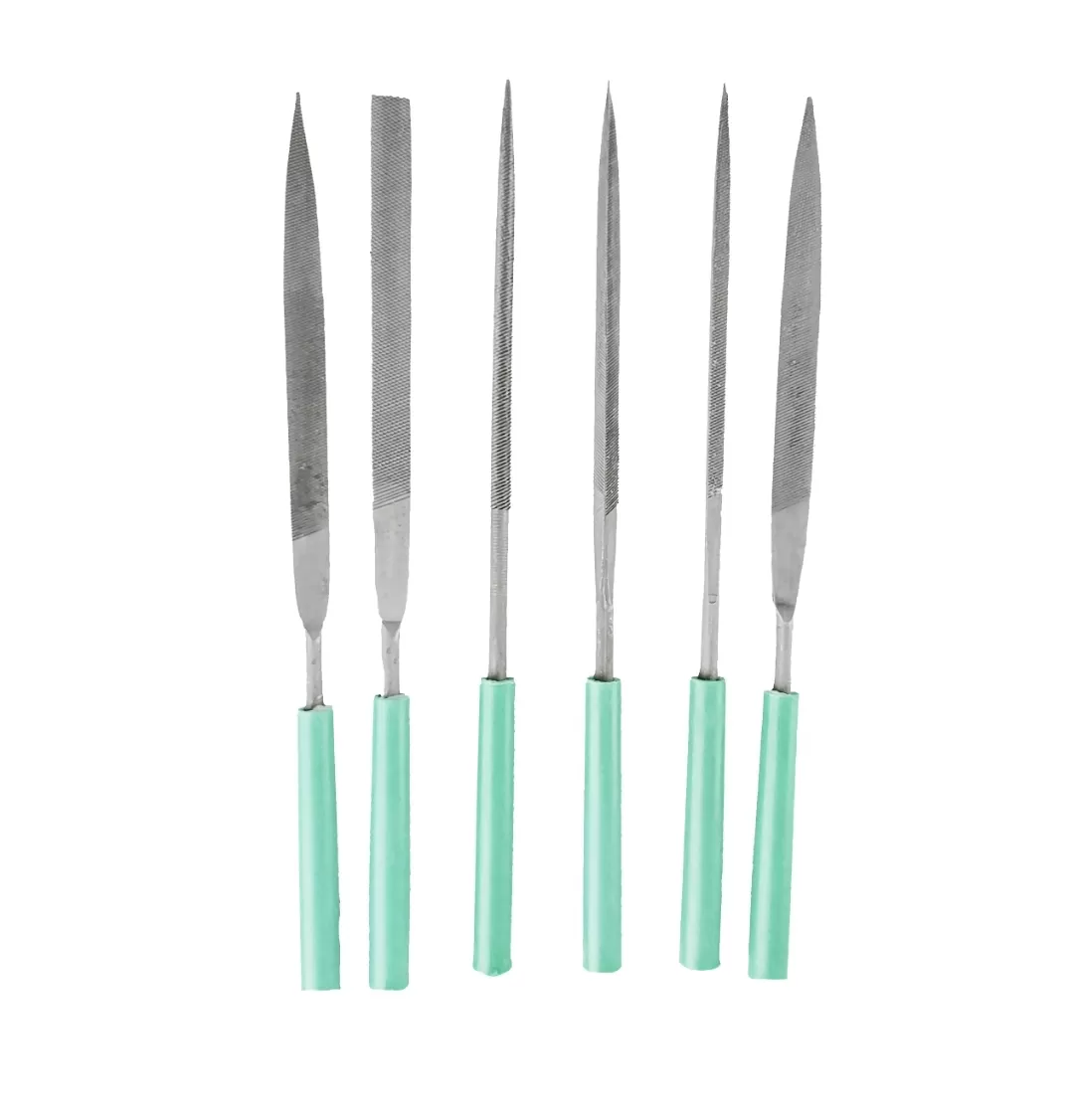 Набор мини напильников 6x160 мм, 6 предметов, "MAXIMUM" (2323)